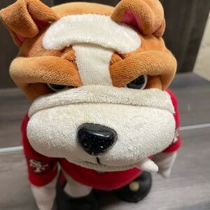 Rare Gemmy 49ers (San Francisco) dancing bulldog